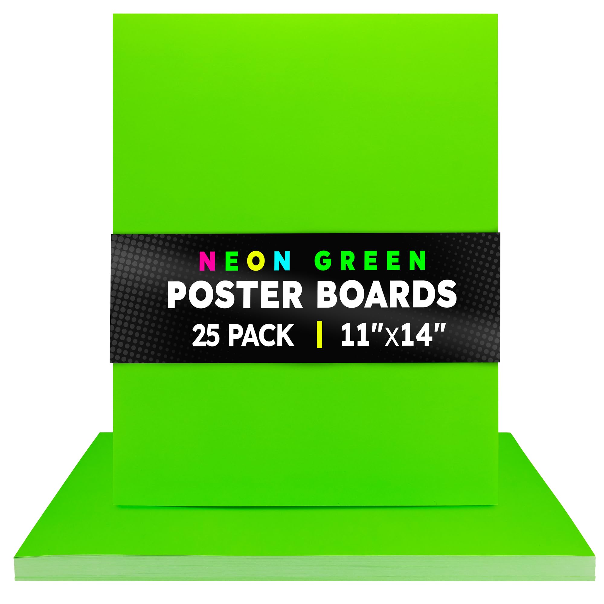 Amazon.com: Hygloss Medium Poster Board 11x14 - 25 Neon Green